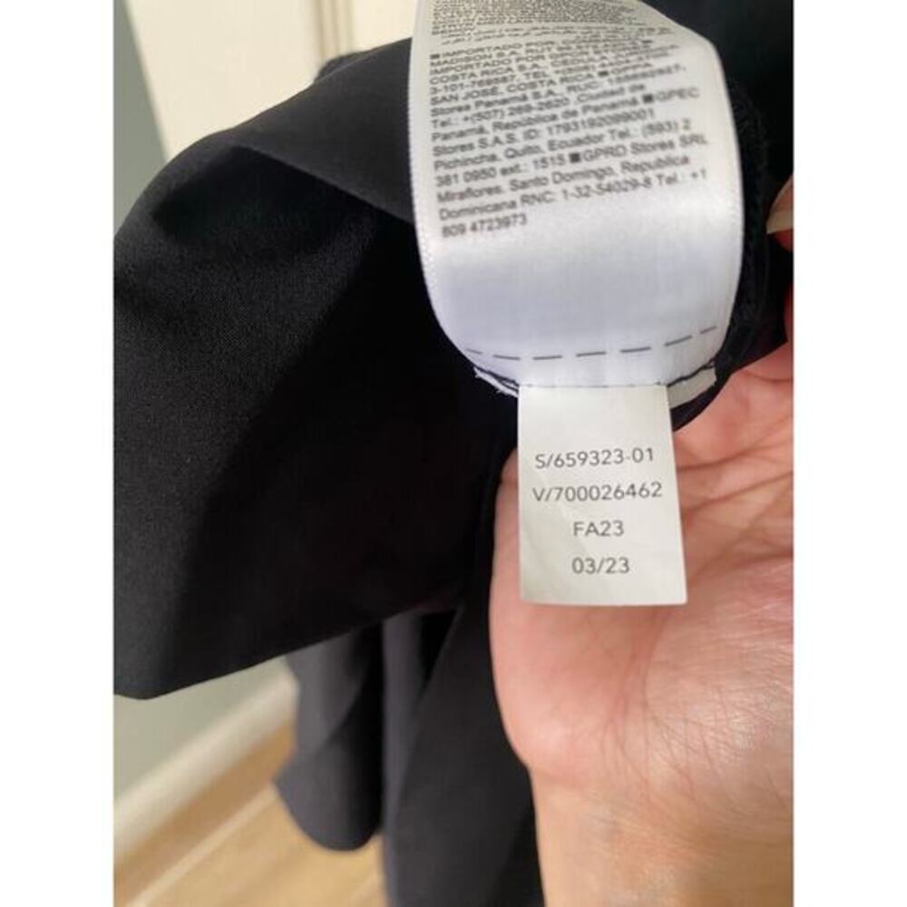 Athleta Savannah Strap Black Tie Waist Mini Length Athleisure Summer Dress XS - Picture 7 of 8
